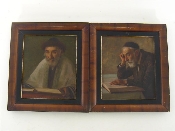 Appraisal: Luis Sevilla Spanish th th century A pair of oil