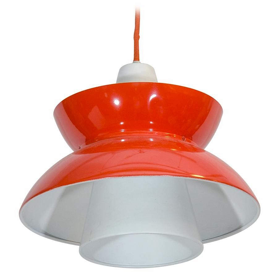 Appraisal: Jorn Utzon Modern Sovaernspendel Pendant Light Jorn Utzon Scandinavian Danish