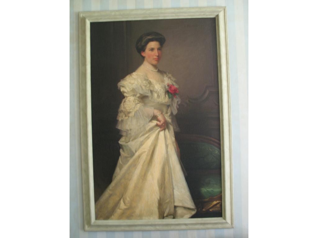 Appraisal: SIR WILLIAM LLEWELLYN A portrait of Emma Louise Hamilton standing