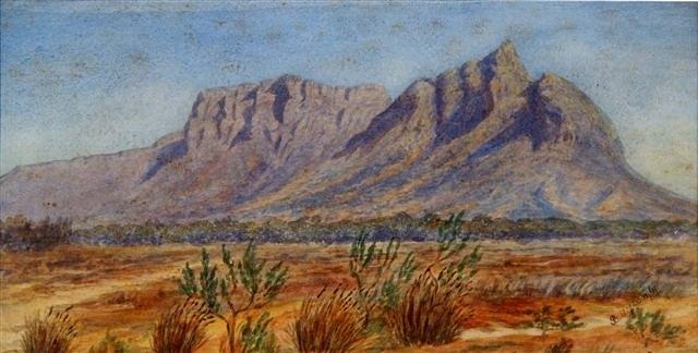 Appraisal: B M J BAYLY th Century 'Table Mountain Range' signed