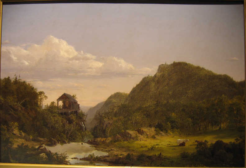 Appraisal: FREDERIC EDWIN CHURCH AMERICAN - The Old Mill oil on