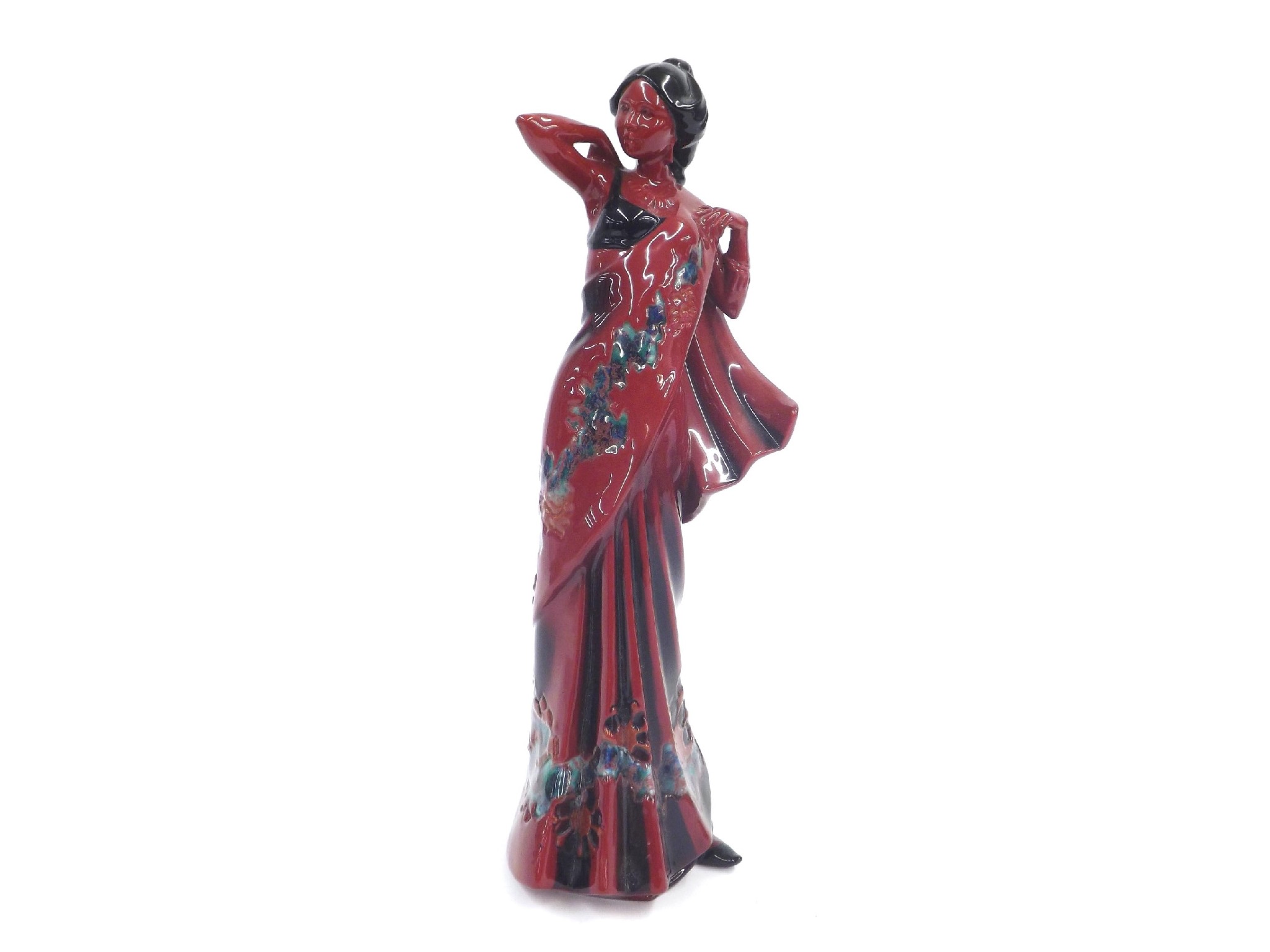 Appraisal: Royal Doulton Flamb Eastern Grace figure HN limited edition high