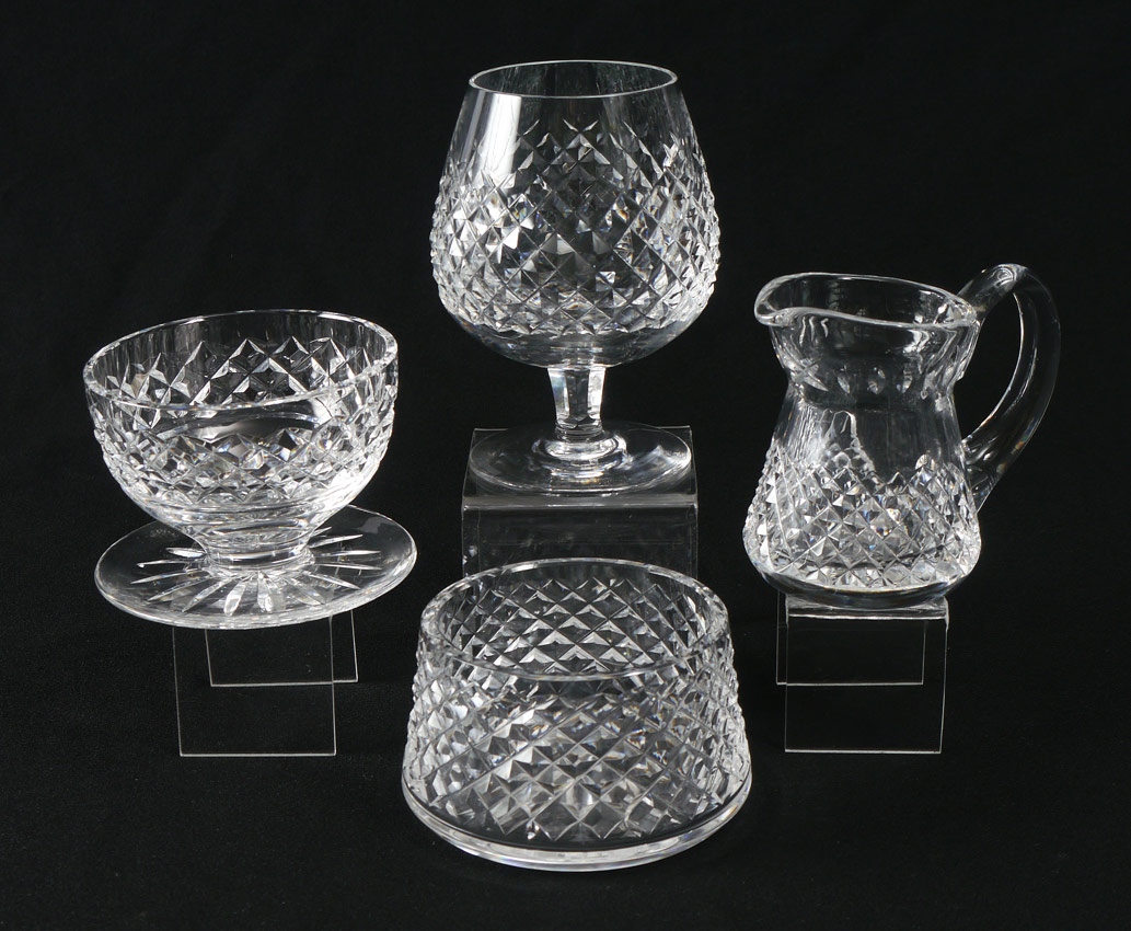 Appraisal: PIECE WATERFORD CRYSTAL ALANA BRANDY BOWLS pieces in the Alana