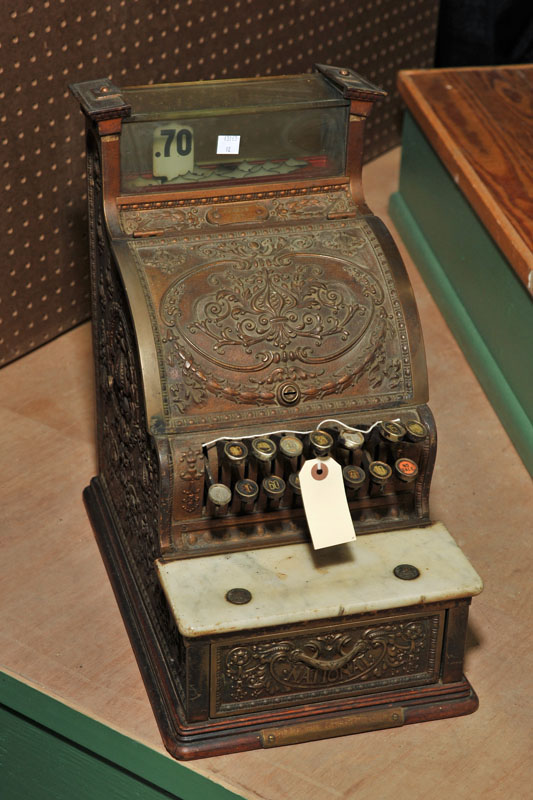 Appraisal: NATIONAL CASH REGISTER with marble penny shelf S N ''