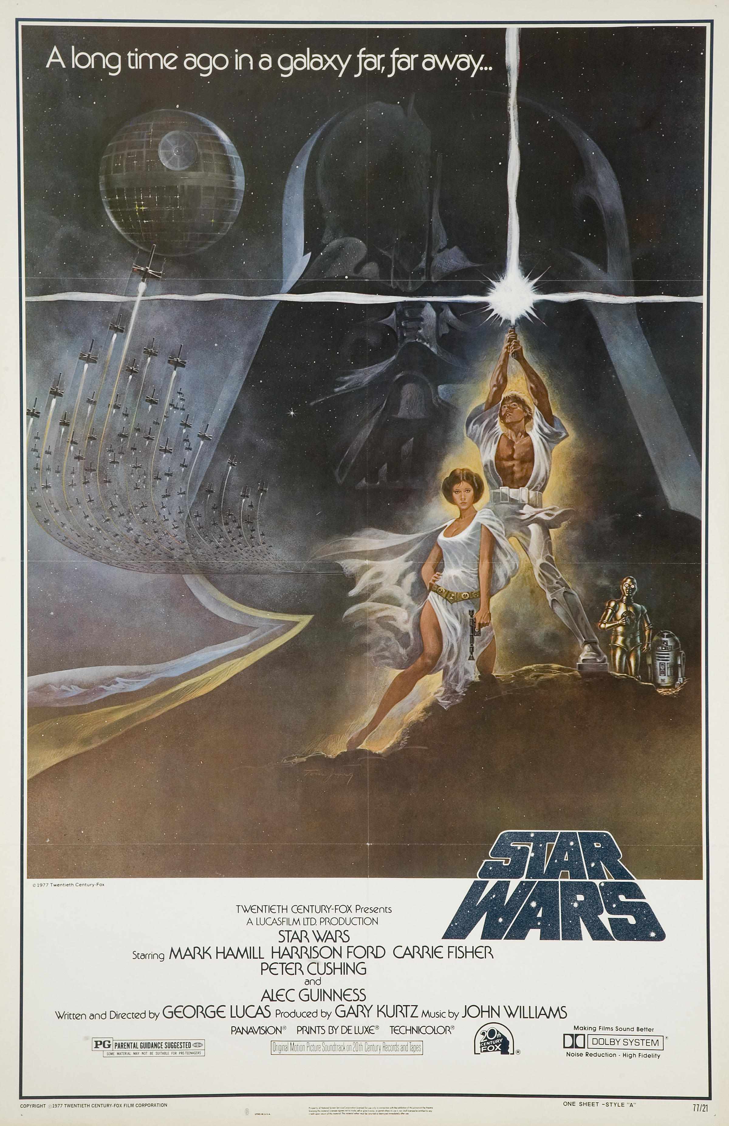 Appraisal: Star Wars th Century Fox original one-sheet style A x