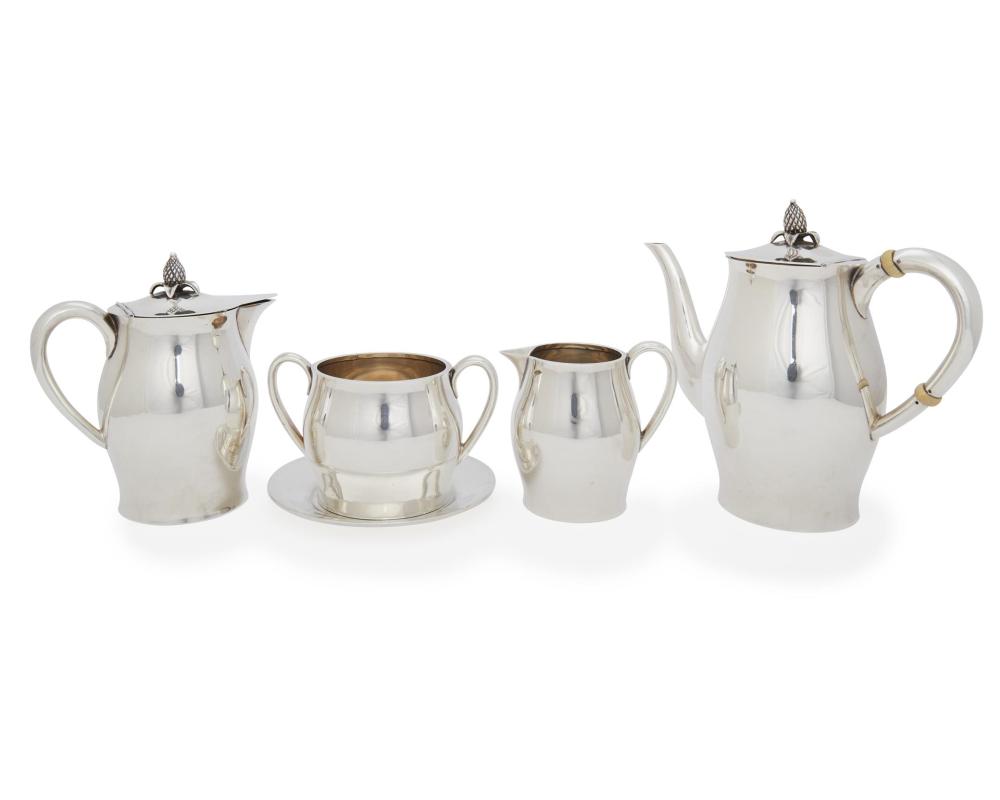 Appraisal: A Paul Revere Reproduction sterling silver breakfast set First-quarter th