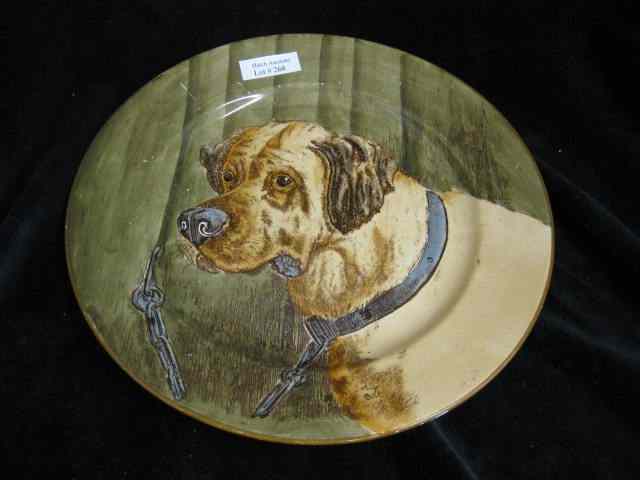 Appraisal: Caulden English Plate with Dog ''