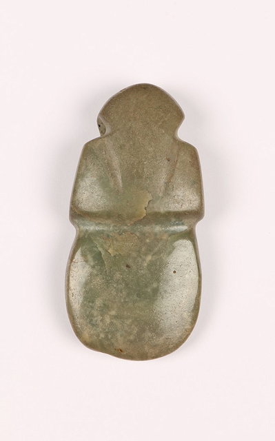 Appraisal: A COSTA RICA PALE GREEN JADE pendant in the form