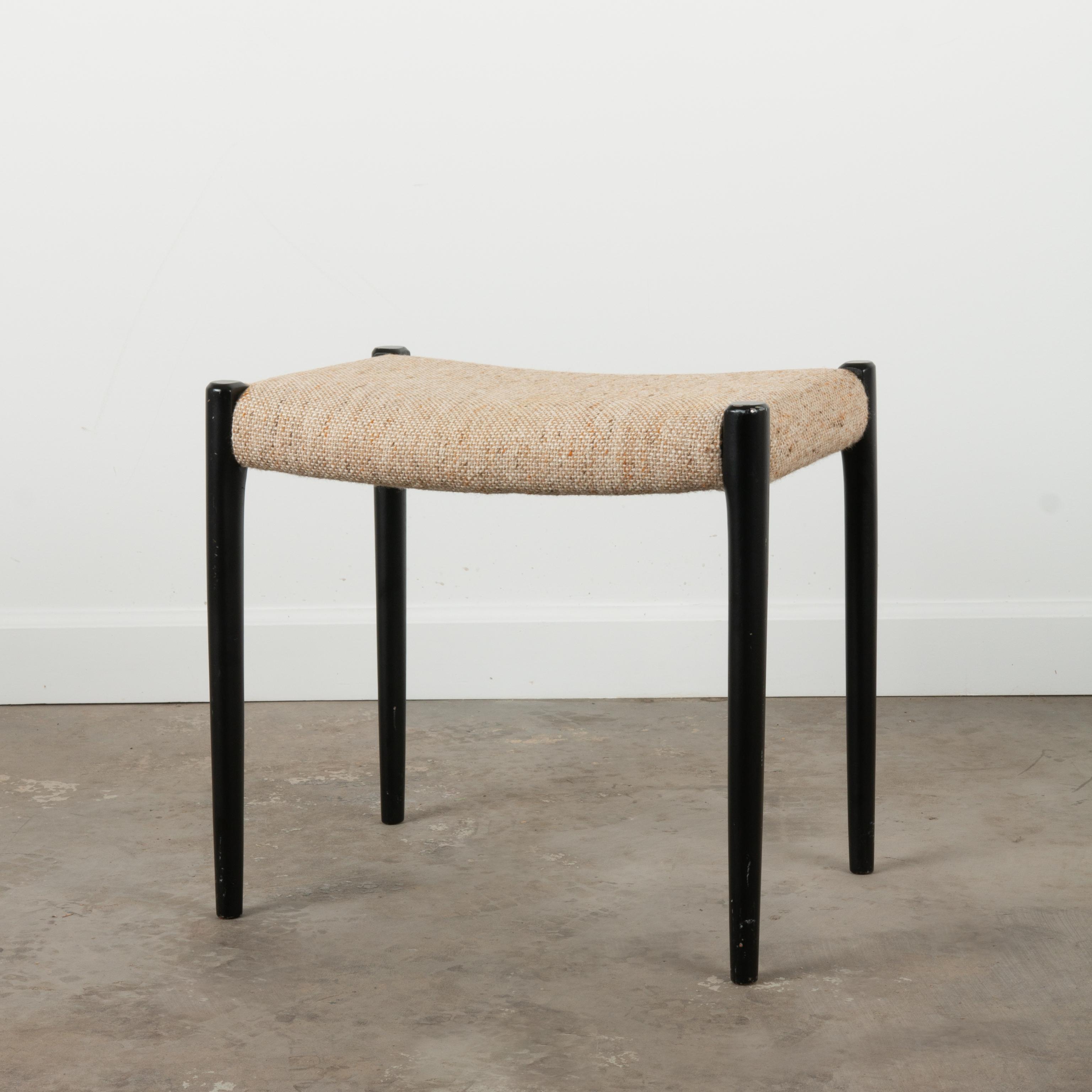 Appraisal: NIELS MOLLER FOR JL MOLLER MOBELFABRIK A STOOL A Danish