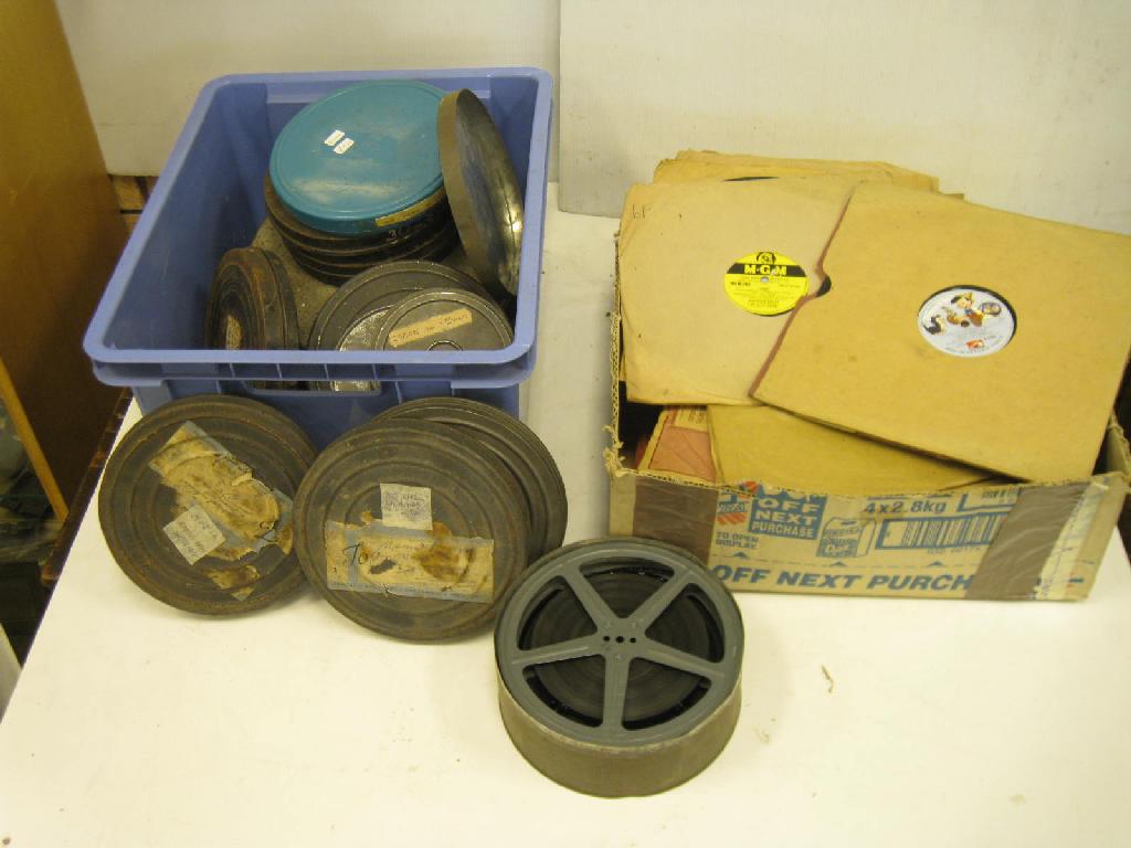 Appraisal: A collection of mm and mm Films film music Records