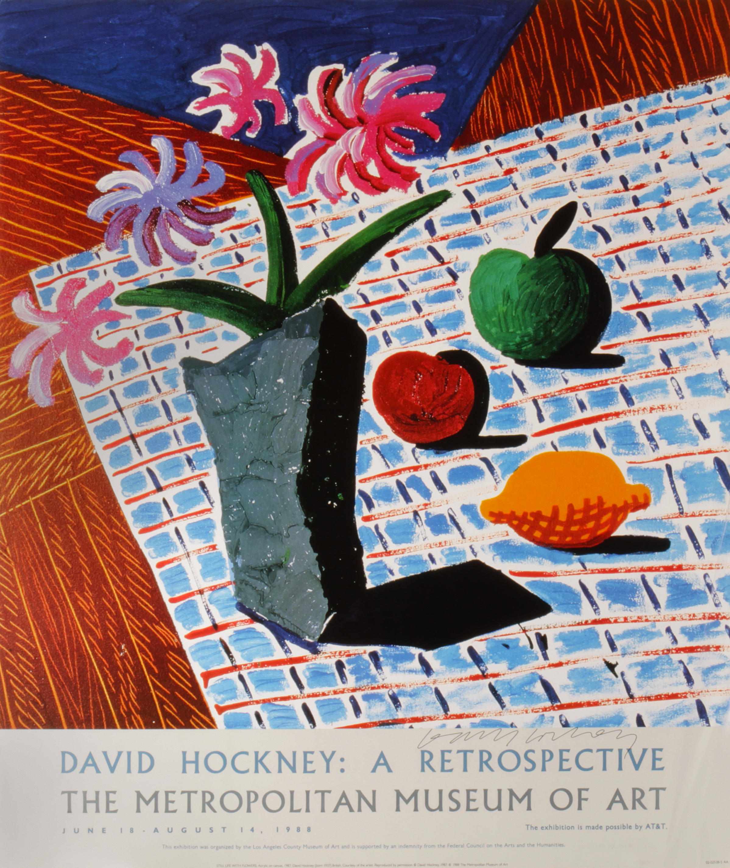 Appraisal: David Hockney British born David Hockney A Retrospective David Hockney