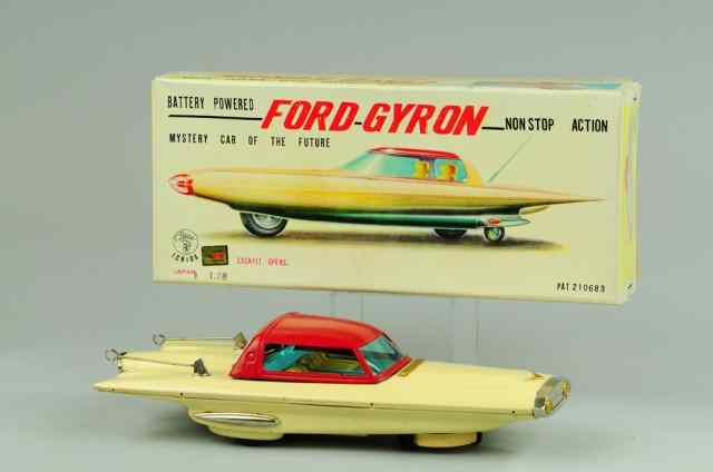 Appraisal: FORD GYRON WITH ORIGINAL BOX Ichida Japan tin done in