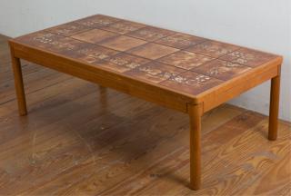 Appraisal: Trioh Danish Teak Tile Top Table Trioh Danish teak modern