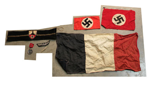 Appraisal: Group of Nazi German armbands to include Veterans league together