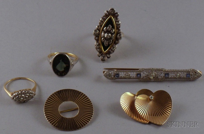 Appraisal: Small Group of Assorted Estate Jewelry including two Tiffany Co