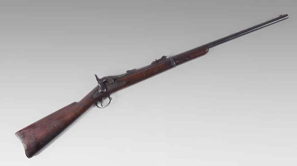 Appraisal: CONVERTED MODEL SPRINGFIELD TRAPDOOR CARBINE Well marked - caliber Model