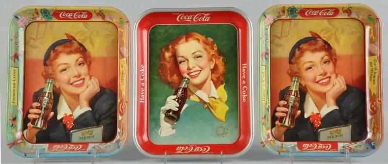 Appraisal: Lot of Assorted Coca-Cola Serving Trays Description s One of