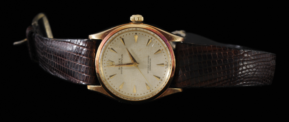 Appraisal: Gentleman's Rolex Wristwatch Swiss mid- th century face marked Oyster