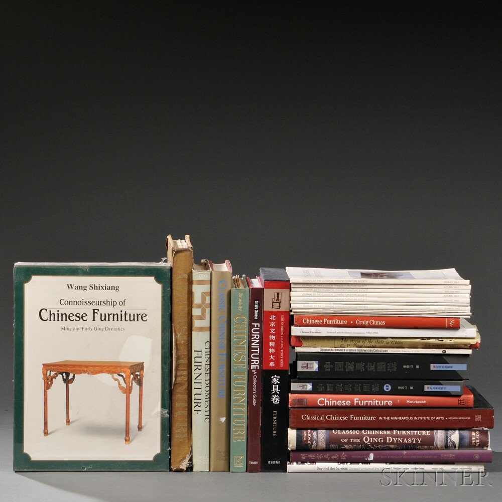 Appraisal: Thirty Publications on Chinese Furniture including Li Zhongguo jia ju