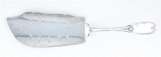 Appraisal: Southern coin silver fish server by James E Spear Charleston