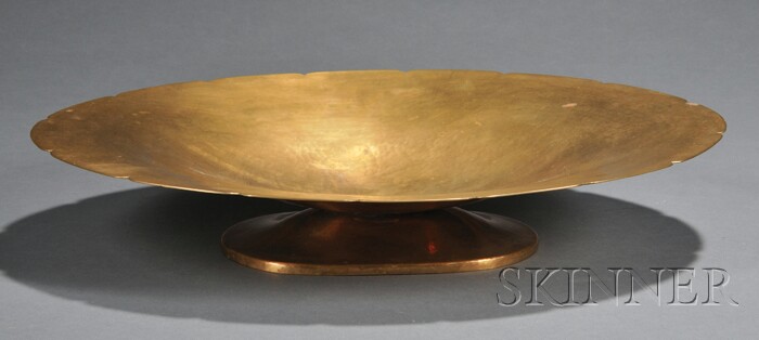 Appraisal: Dirk Van Erp - Arts Crafts Center Bowl Copper San