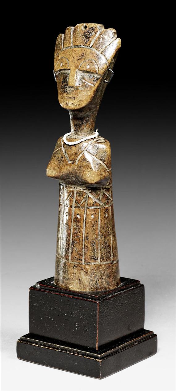 Appraisal: FANTE FIGURE Ghana H cm Provenance English private collection Kim