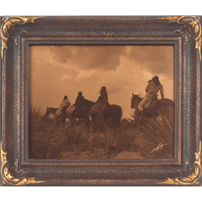 Appraisal: Edward Sheriff Curtis orotone ''The Storm '' signed in negative