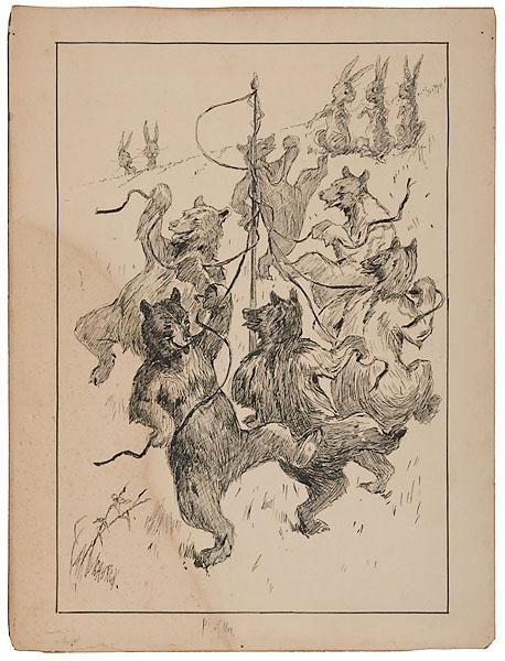 Appraisal: FREDERICK STUART CHURCH AMERICAN NEW YORK - ALLEGORICAL SCENE Ink