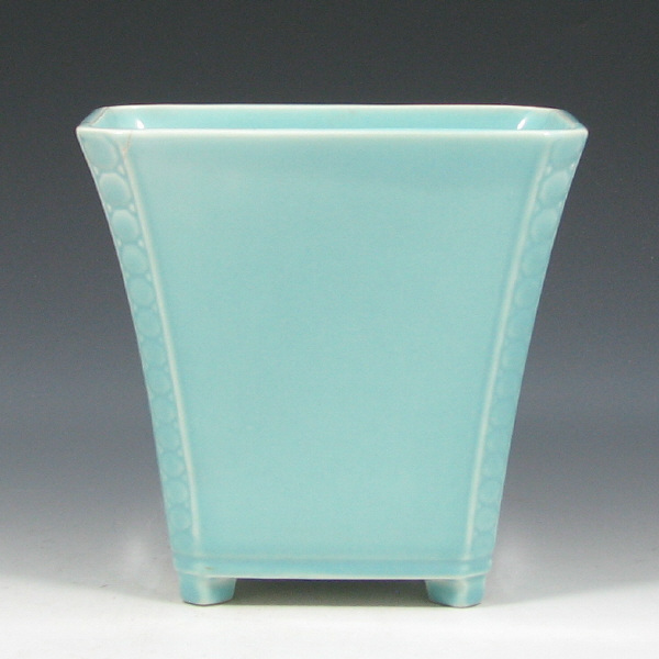 Appraisal: Rookwood Planter Rookwood planter in light blue high glaze from