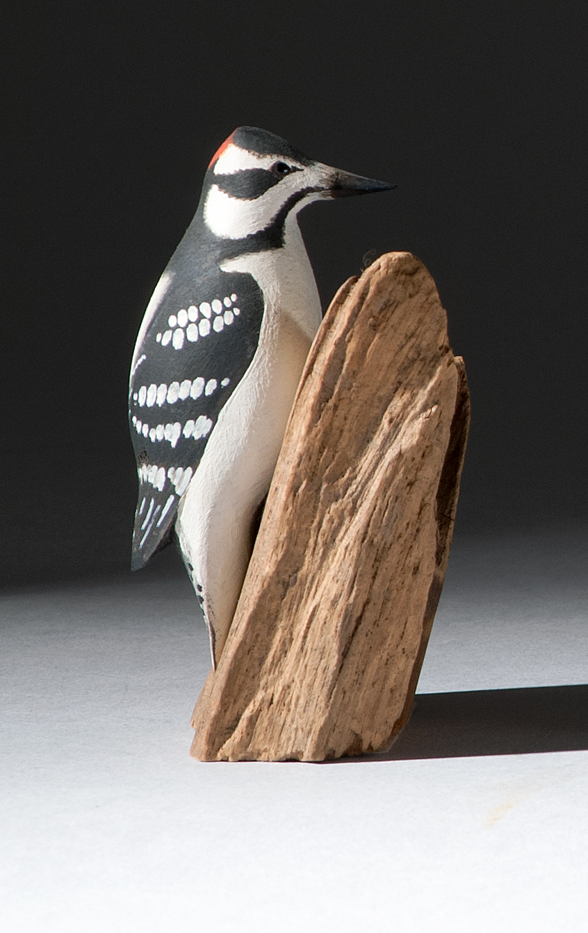 Appraisal: MINIATURE HARRY WOODPECKER By Harold Gibbs of Barrington Rhode Island