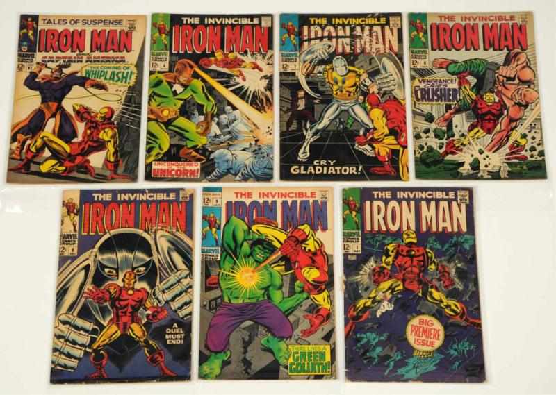 Appraisal: Lot of Iron Man Comic Books This lot contains Iron