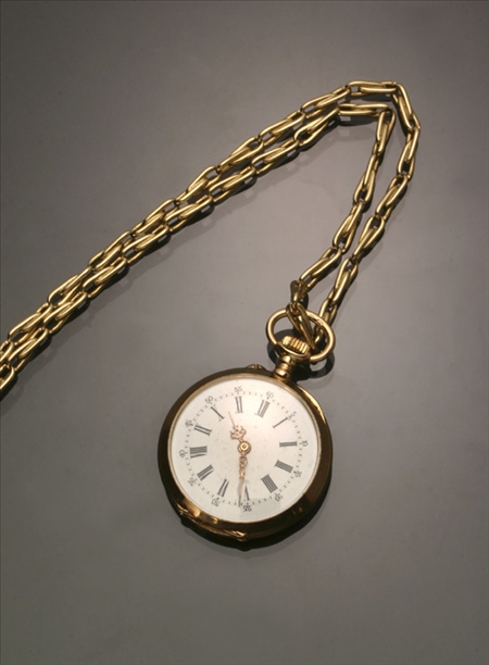 Appraisal: Lady's Victorian -Karat Yellow-Gold Pendant Watch C Perrier-Friedel Geneva Circa