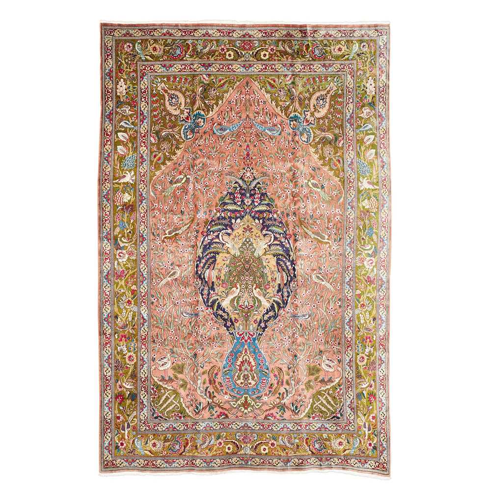 Appraisal: TABRIZ CARPET NORTHWEST PERSIA MID TH CENTURY the light brown