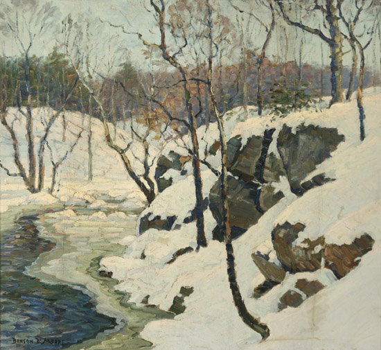 Appraisal: Benson Bond Moore American - Winter Morn Rock Creek Park