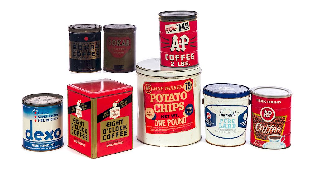 Appraisal: Advertising Tins Good condition with normal wear Please Email or