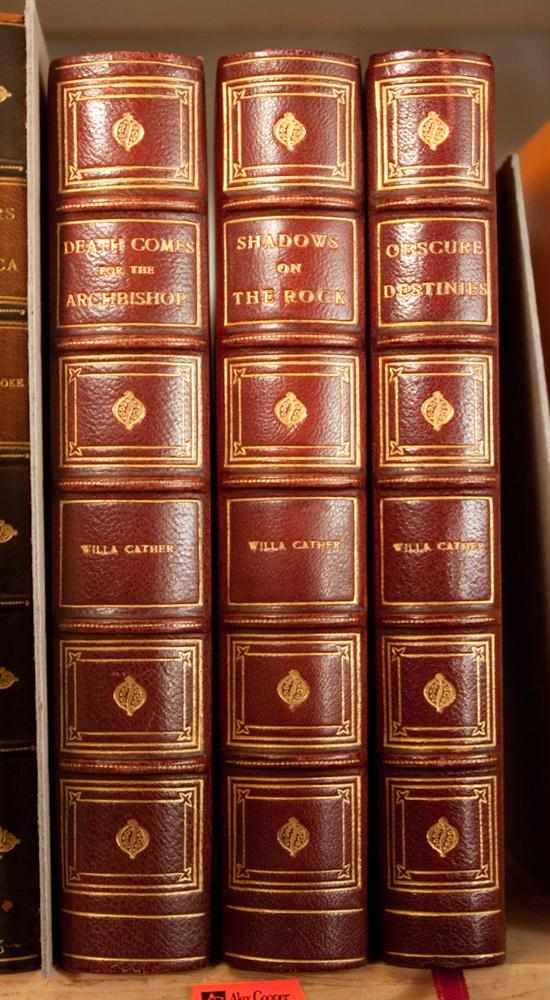 Appraisal: Sets and Bindings Three uniformly bound titles by Willa Cather