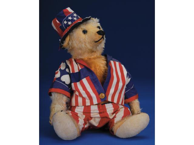 Appraisal: Early German Mohair Teddy Bear Germany ca golden mohair with