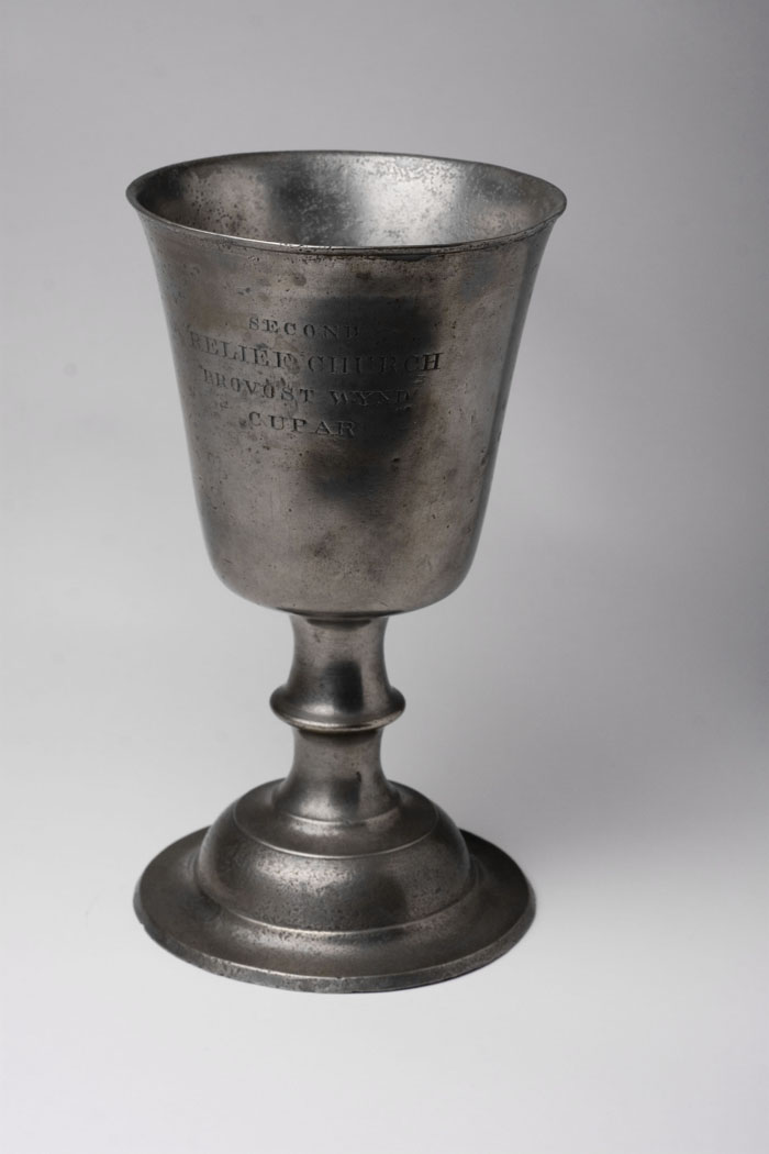 Appraisal: PEWTER CHALICE EDINBURGH SCOTLAND CIRCA - SECOND RELIEF CHURCH PROVOST