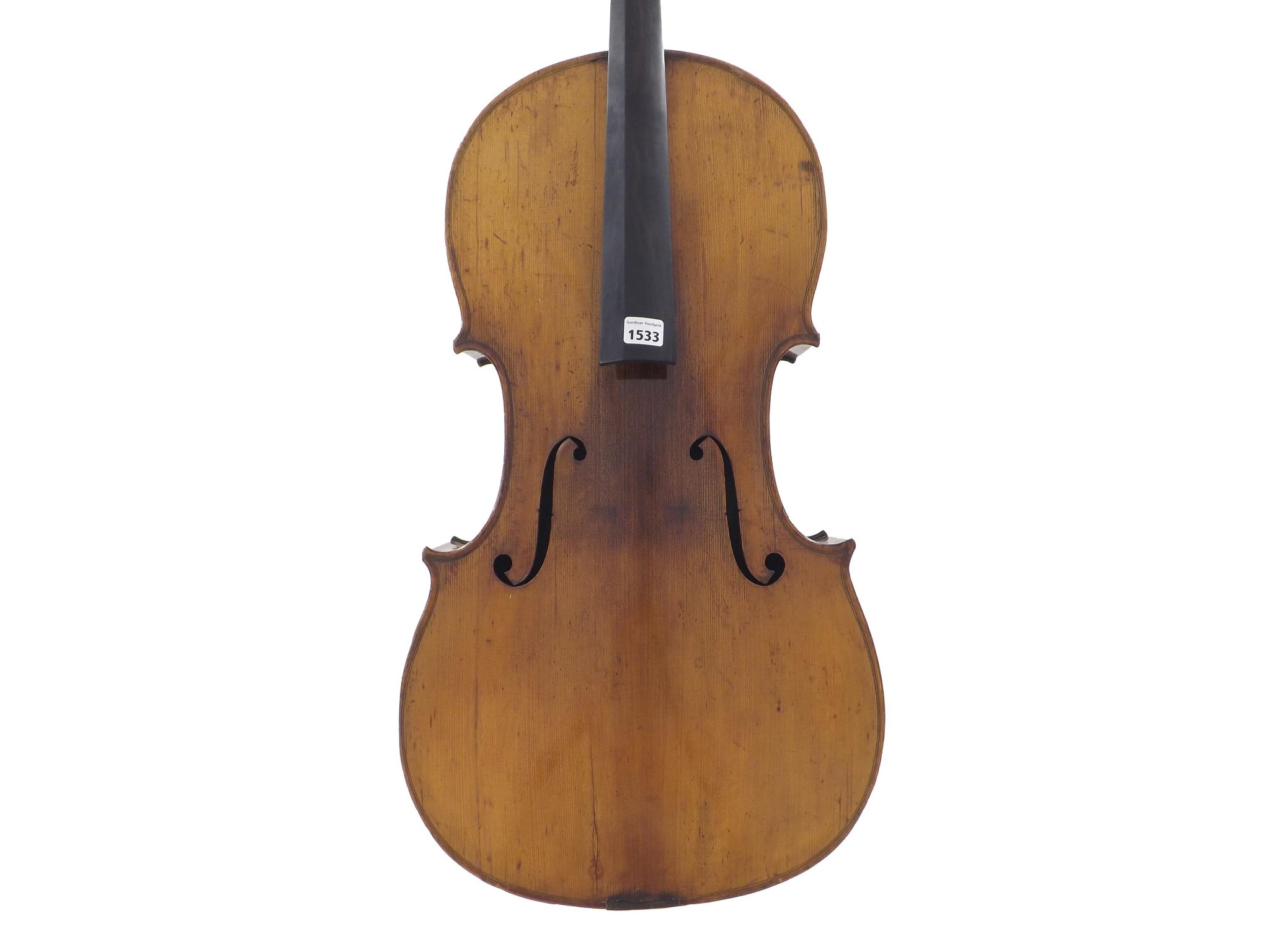 Appraisal: Late th century German violoncello labelled Edward Withers from Coventry