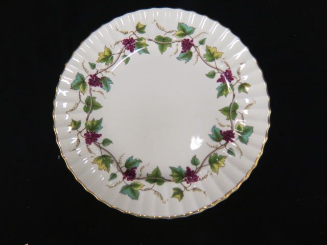 Appraisal: Set of Royal Worcester Porcelain Plates grape vine decor Bacchanal