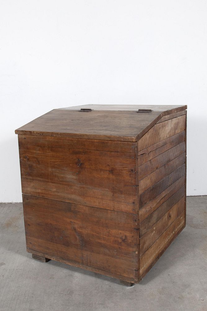 Appraisal: American Early Grain Storage Chest American Early Grain Storage Chest