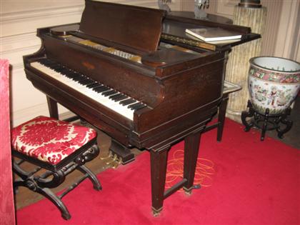 Appraisal: Chickering Sons mahogany baby grand pianocirca