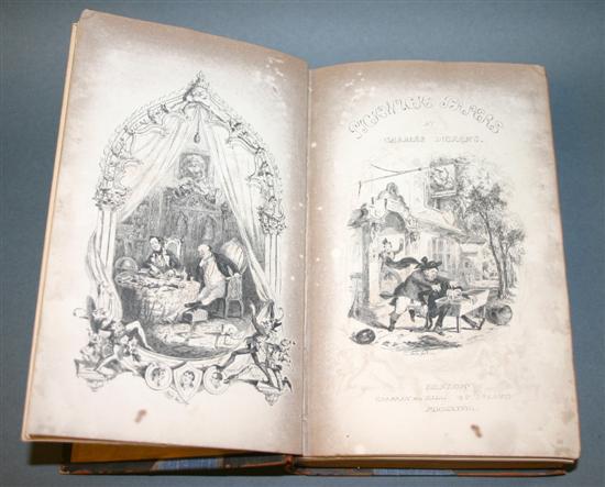 Appraisal: Dickens Charles The Posthumous Papers Of The Pickwick Club Illustrations