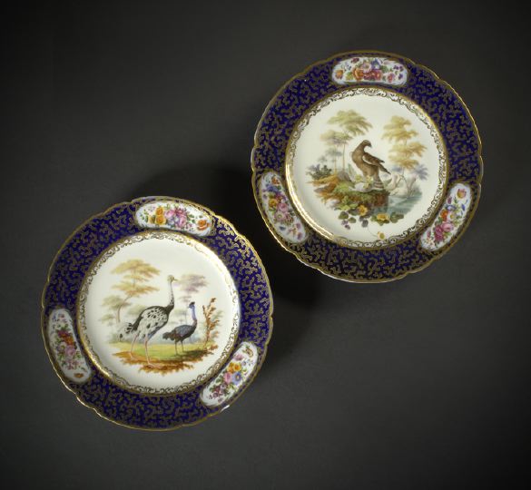 Appraisal: Fine Pair of Boyer Paris Richly Gilded and Polychromed Porcelain