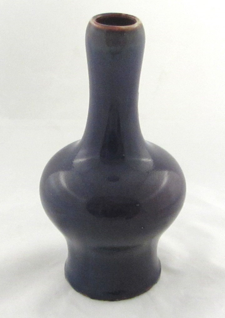 Appraisal: A Chinese flamb baluster vase probably th century covered in