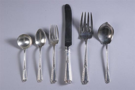 Appraisal: -PIECE TOWLE STERLING SILVER FLATWARE SERVICE Louis XIV pattern Including