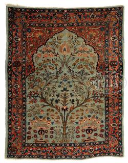 Appraisal: SEMI-ANTIQUE TABRIZ ORIENTAL RUG Northwest Persia first-third th century Nicely