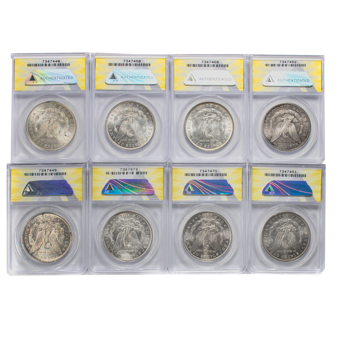 Appraisal: L MORGAN DOLLARS ANACS MS S S S S -O