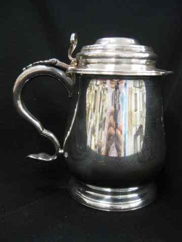 Appraisal: Silverplate Tankard '' hallmarked excellent