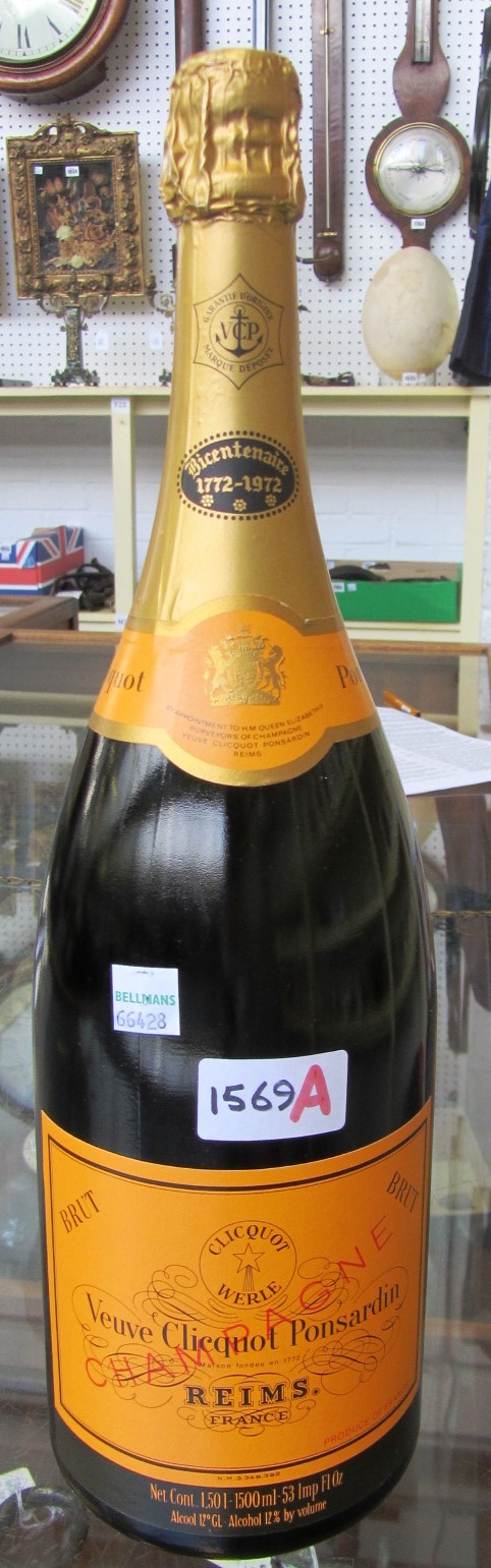 Appraisal: A magnum of Veuve Clicquot Ponsardin Brut champagne